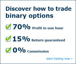 Example of binary options trading